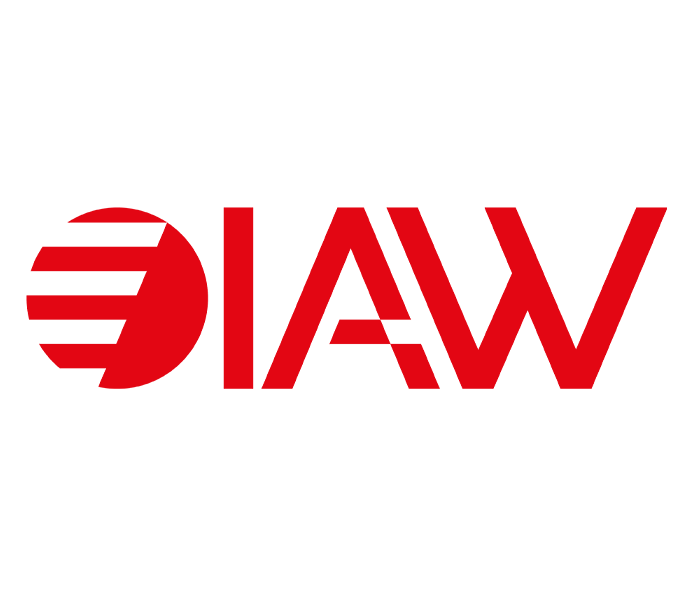 IAW Wort Bild Marke rot